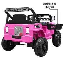 Joykoo Camioneta Montable Electrica para Niños Control Remoto 12v - Rosa Claro - Ver 7