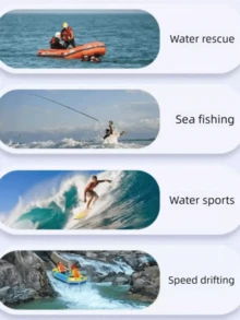 1pc Adjustable Buckle Life Jacket, High Buoyancy, Suitable For Boating, Fishing, Rafting, Kayaking, Surfing, Sailing, And Pool Floats, Emergency Flood Prevention Equipment - Orange - View 9