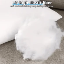 High Grade Fluffy Throw Pillow Inserts, Ultra Soft Square Pillow Inserts, Premium Hypoallergenic Cushion For Home Decor - White - View 9