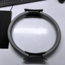 1件装瑜伽普拉提阻力带，家用拉伸健身器材，弹力健身圈，力量训练瑜伽装备，普拉提圈，瑜伽圈，盆底肌魔力圈，塑形瘦腿瘦腰 - 彩色 - 查看 18