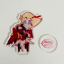 Gothic Vampire Girl Acrylic Stand 10cm Cute Devil Princess Figure Charlie Desktop Decoration Room Display Protective Film Charlie Gift - Multicolor - View 4
