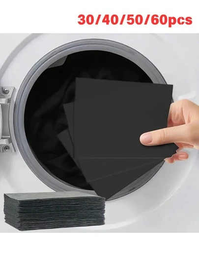 Tấm bảo vệ màu sắc cho quần áo đen, giữ màu sắc đậm, ngăn ngừa phai màu và lem màu, giúp quần áo tối màu luôn trông như mới.