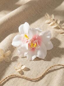 8个夏威夷花朵发夹，人造花朵发夹，芙蓉花发夹，莲花发夹，适合假日海滩派对、夏季热带花朵发饰、婚礼派对、送给女孩的礼物、母亲节礼物、发爪、发夹、发卡、学习用品、头部饰品、发卡 - 彩色 - 查看 11