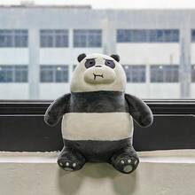 WE BARE BEAR Muñeca de peluche de oso desnudo clásico, muñeco de peluche suave y lindo, decoración del hogar, regalo de cumpleaños, fiesta sorpresa, Halloween, decoración de carnaval - Multicolor - Ver 7