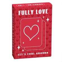 Couple's Interactive Game Cards, Truth Or Dare Game Cards, Fun Couple's Conversation, Create Warm Interactions, Perfect Gift For Valentine's Day And Christmas - FULLY LOVE (Red) - View 2
