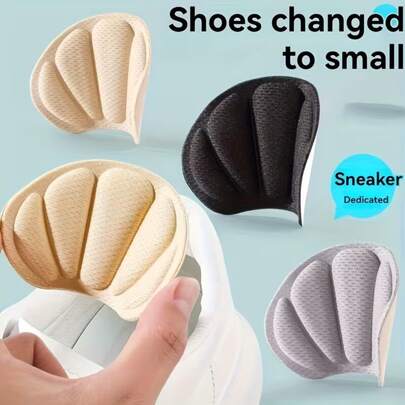 (2/6 Pairs) Anti-Slip Heel Grips, Available In 4 Colors, Self-Adhesive Non-Slip Cushion Pads, Increase Shoe Comfort, Prevent Chafing And Slipping, Suitable For Casual Shoes, Sneakers And White Shoes