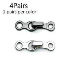 2/4/6/8 Pairs Alloy Invisible Hook And Eye Fasteners, Collar Hooks, Pant Hooks, Leather And Fur Coat Hooks, Anti-Exposure Clasps - Multicolor - View 28