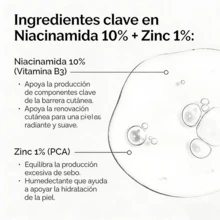 Sérum Niacinamide 10% + Zinc 1% , Día/noche Para Todo Tipo De Piel Día/noche - Nicotinamida - Ver 6