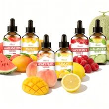 Hllozzi 100ml Fruity Essential Oil Collection – 6 Fruit Scents Including Watermelon, Sweet Orange, Honey Peach, Lemon, Raspberry And Cucumber Melon, Fragrance Oil For Diffusers, Humidifiers And Home Fragrance - Fruit - View 2