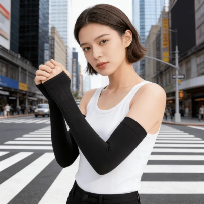 1 双男女通用防紫外线臂套，适用于足球、高尔夫、排球等运动，也适用于园艺和其他活动。