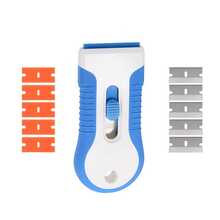 A Set Of 11 Stainless Steel Blade Ceramic Stove Scrapers, Suitable For Cleaning Electromagnetic Stove Surfaces And Ceramic Surfaces, Plastic Stove Surfaces, Glass Cleaning Tools, Multifunctional Light Removal Scrapers, Double Headed Light Removal Small Scrapers, Easy To Use And Clean - A - View 8