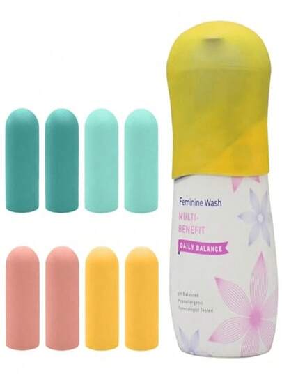 16pcs Travel Leak-Proof Caps, 12/10/8/4/1pcs Silicone Leak-Proof Bottles Fit Most Bottle Sizes, Elastic Sleeves, Unisex, Multi-Color, Suitable For Travel Storage, Travel Essentials, School Supplies, Holiday Camping, Mini Perfumes (Unisex), Beach Fragrance, Christmas Gifts, Halloween Gifts