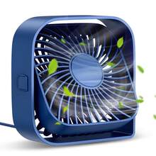 Mini Desktop Fan, Portable, Quiet Operation, 360° Rotation, Powerful Airflow, USB Powered, Stylish Design, Brushless Motor, Suitable For Office, Bedroom, Study - Standard Model - View 8