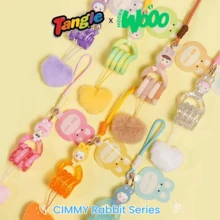 tangle Móc khóa hình thỏ Cimmy dễ thương chính hãng của Twist Puzzle, hình gấu Diudiubaby trong hộp bí ẩn, đồ chơi giảm căng thẳng EDC, đồ chơi huấn luyện và mặt dây chuyền. - Nhiều màu - Xem 10