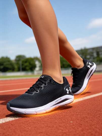 Under Armour 女款 HOVR 4 CN 跑步鞋 - 3025225-001，时尚、简约、舒适、轻便、低帮休闲运动鞋