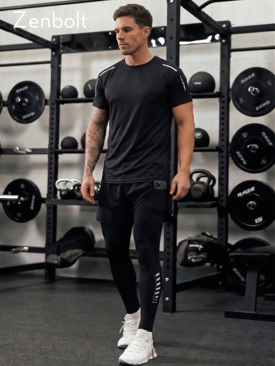 ZULIZ Zenbolt Men's Suit, The Top Is Breathable And Comfortable, The Trousers Are Casual And Durable. - Black - View 1