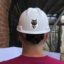 趣味黑猫西装贴纸，办公人士个性化贴纸，防水乙烯基贴纸 - 耐用哑光表面，自粘式，适用于汽车、窗户、笔记本电脑、卡车、水瓶 - 多用途耐用设计，汽车贴纸 - 乙烯基 - 查看 7