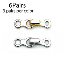 2/4/6/8 Pairs Alloy Invisible Hook And Eye Fasteners, Collar Hooks, Pant Hooks, Leather And Fur Coat Hooks, Anti-Exposure Clasps - Multicolor - View 20