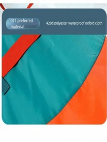 1pc Adjustable Buckle Life Jacket, High Buoyancy, Suitable For Boating, Fishing, Rafting, Kayaking, Surfing, Sailing, And Pool Floats, Emergency Flood Prevention Equipment - Orange - View 5