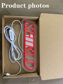 Letrero de neón LED de una sola línea personalizable con nombre, diseño montable en la pared, múltiples opciones de color, alimentado por USB, regulable, para dormitorio, tienda, imagen, logotipo, mensaje especial, luz de neón personalizada - Multicolor - Ver 9