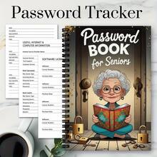 1pc Password Organizer Notebook | Secure Account Login Record Book, Suitable For Home/Office, Practical Gift For Elders - Multicolor - View 12
