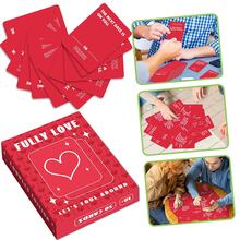 Couple's Interactive Game Cards, Truth Or Dare Game Cards, Fun Couple's Conversation, Create Warm Interactions, Perfect Gift For Valentine's Day And Christmas - FULLY LOVE (Red) - View 7