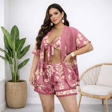 Women's Kimono Summer - Hot Pink - View 5