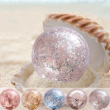 1 quả bóng bơm hơi PVC dùng cho bãi biển/hồ bơi, đồ dùng tiệc tùng, vật dụng cần thiết cho bãi biển, trò chơi hồ bơi. - A - Xem 3