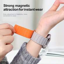 Magnetic Adjustable Sports Watch Bands - 20mm&22mm Strap Compatible With Samsung Galaxy Watch 7/FE/6 5 4 Classic Gear S3, For Huawei Watch GT 5 Pro GT5 GT4 GT3 GT2, For Xiaomi Watch 2 Pro S4 S3 S2 S1 Color 2, For Watch 5 Active/5 Lite, For Activce 2/Balance 2/GTR 4 3 2 2e Sport Smartwatch Belt For Venu 3/2 Forerunner 965 265 Fēnix 7.Fēnix 7 Pro Fēnix 8 S70 MARQ Gen2 SuitStylish Replacement Straps - Star River White - View 4