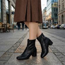 LAZZLU SHOES Women Fashion Boots - 黑色 - 查看 1
