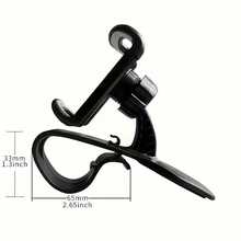 1pc Dashboard Car Phone Holder, Clip-On 360 Degree Rotating Car Phone Mount Bracket - A - View 6