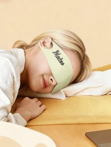 Mặt nạ ngủ cài tùy chỉnh, thoáng khí, unisex, thích hợp cho du lịch mùa hè, che mắt khi ngủ trưa, thân thiện với da, giảm mệt mỏi, không gây áp lực lên tai, độ thoáng khí cao, co giãn. - Nhiều màu - Xem 11