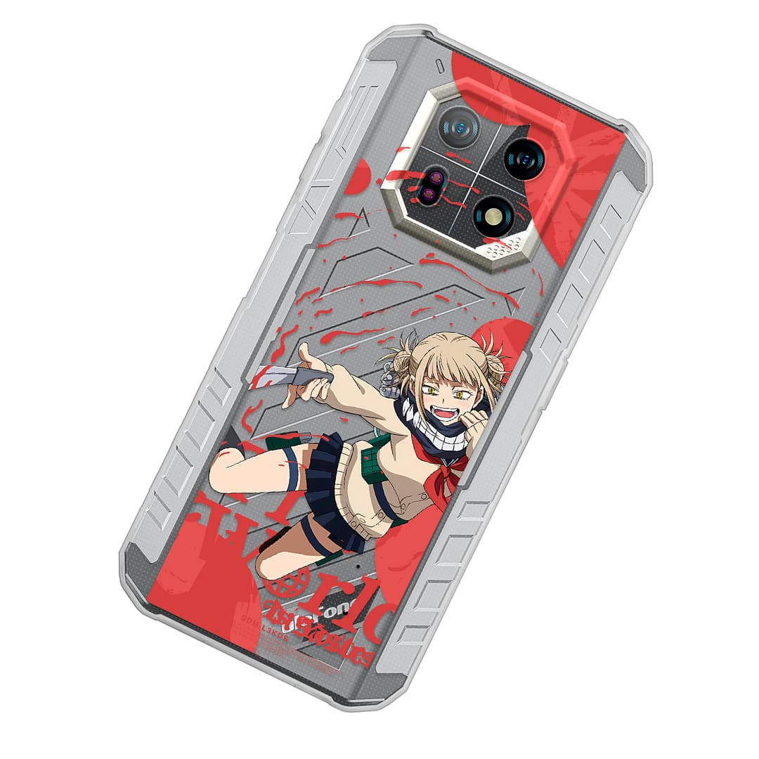 Funda Compatible con Ulefoné Jimiko Togga Liga de Vilanos May HIRÓ Acadamia Doku no IRÓo Anime Protector Carcasa Anticaídas a Prueba De Golpes TPU. - transparente - Ver 1