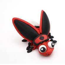 Mô hình đom đóm in 3D thủ công độc đáo, mô hình động vật, đồ chơi đom đóm in 3D có thể cử động - Khớp nối linh hoạt, có thể tạo dáng sáng tạo, phù hợp cho các nhà sưu tập sáng tạo! Thích hợp làm quà tặng Halloween, Giáng sinh cho trẻ từ 3 tuổi trở lên. - đom đóm - Xem 7