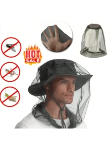 Mũ câu cá ngoài trời có lưới, chống côn trùng và muỗi, chống nắng, thoáng khí, phù hợp cho cả nam và nữ. - Nhiều màu - Xem 3