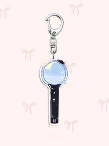 1个亚克力K-POP应援棒钥匙扣 | 迷你应援棒钥匙扣 | /TWICE/TXT/ 收藏礼物 | 完美的K-POP粉丝礼物，便携收藏，K-POP应援棒钥匙扣，礼物，MOA钥匙扣，Carat周边，Stay饰品，TWICE Once礼物，应援棒，K-POP钥匙扣，ARMY收藏品，K-POP迷你应援棒 - 彩色 - 查看 4