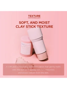 Madagascar Centella Poremizing Quick Clay Stick Mask ,Pore Mask,Facial Mask Purifying And Deep Cleansing For All Skin Types - Dusty Pink - View 4