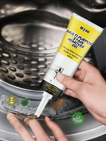 jakehoe 多用途去污凝胶 - 适用于家具、瓷砖、墙缝、水槽、瓷砖缝隙，也适用于厨房、浴室、卫生间、洗衣机密封圈、炉灶台面、墙面霉菌等，是家用清洁用品、清洁产品、浴室配件、厨房配件的理想之选（包装样式随机发送）。