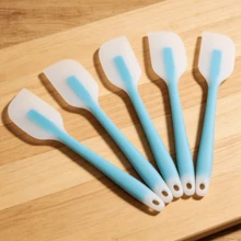 Silicone Spatula Set 2/4 Packs - Easy Clean Heat Resistant 450°F Flexible Turner - Non-Stick Kitchen Utensils, Seamless Dishwasher (Lime/Sky Blue/Pink) - Multicolor - View 16