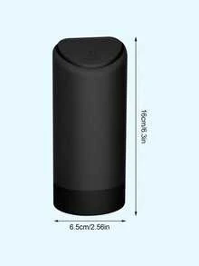 1pc ABS Base Silicone Car Trash Can, Removable & Multi-Functional, Mini Storage Box For Keys, Phones, Coins, Anti-Slip Design Fits Cup Holder & Dashboard - Vehicle-mounted Trash Cans - View 9