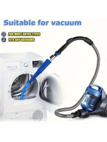 1 套烘干机排气管清洁套装 - 包括烘干机绒毛吸尘器附件、绒毛清除器和烘干机排气管绒毛清洁替换零件；兼容大多数吸尘器。 - 多款式 - 查看 3