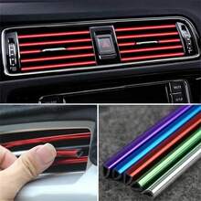 10pcs 7.87 Inch Decorative U-Shaped Trim Strips, Suitable For Car Air Conditioning Vents, Car Styling Door Edge Corner Protectors - one-size - View 14
