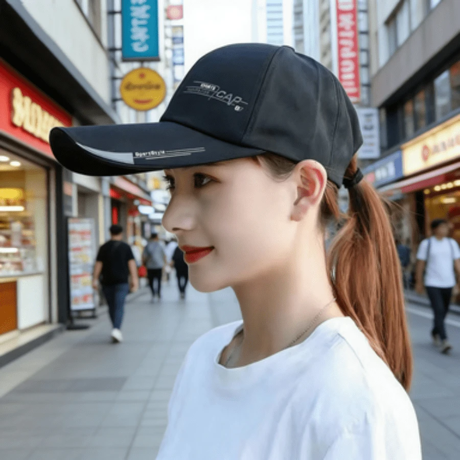 Ansiktsmask med drickbart vatten, UV-blockerande andningsbart solskyddsmedel, sömlös tvättbar utomhusmask för ridning - Basebollkeps - Visa 1