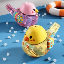 1pc Colorful Children's Cartoon Bird Whistle, Water Activated Sound Changing - Multicolor - View 4
