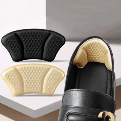 Miếng lót gót giày da, miếng lót chống trượt nửa cỡ dành cho nam và nữ, miếng đệm gót giày chống cọ xát, dụng cụ điều chỉnh kích cỡ giày.