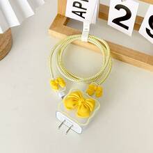 Bright Yellow Wavy Five-piece Set