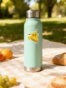 pokemon Stickers 100 Pieces - Waterproof Vinyl, Cute Cartoon Decals For Kids Laptop Water Bottle Scrapbooking - Multicolor - View 4