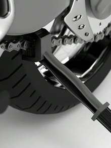 1pc Bicycle Chain Cleaning Brush - Easily Clean Off-Road Motorcycle, Made Of ABS Material, Quickly Removes Dirt And Grease On Bicycle Chains - Multicolor - View 10