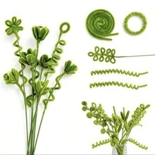 100/200/300pcs Loose Green Raffia Grass, Raffia Craft Supplies, Suitable For DIY Art And Handmade Projects, Creative Gift Party Decorations, Soft Craft Supplies For DIY, Floral, Art - MultiWarna - View 10