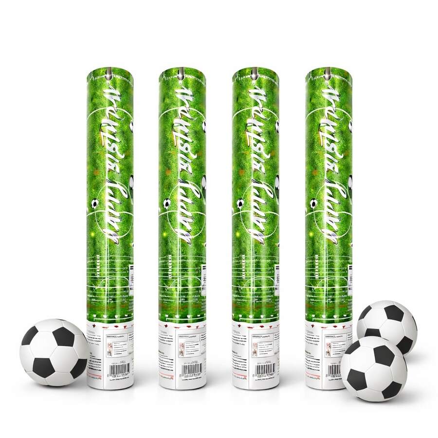 4 Pcs Football Party Confetti Set, Suitable For Various Football Party Decorations - Christmas Party Supplies And Accessories - Multicolor - View 1